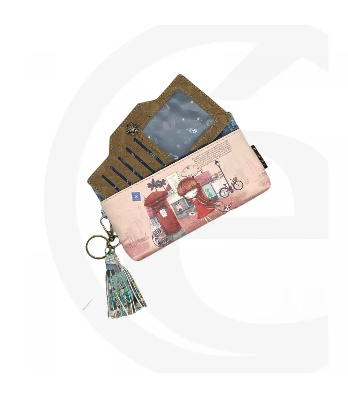 Γυναικείο πορτοφόλι Sweet Candy C-076-4-A Beige