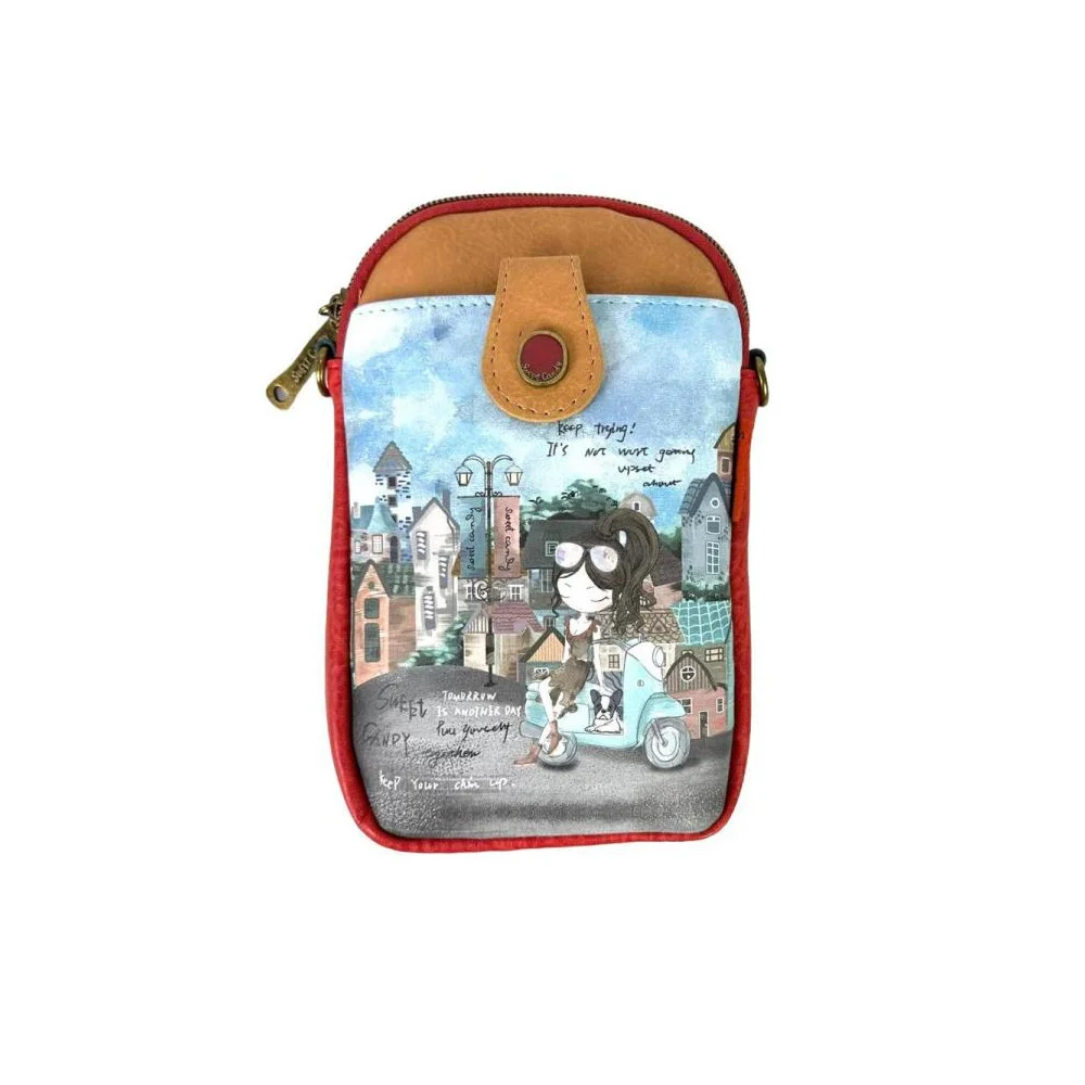 Γυναικείο Τσαντάκι Πορτοφόλι Θήκη κινητού Sweet Candy CGC232-1 Vespa