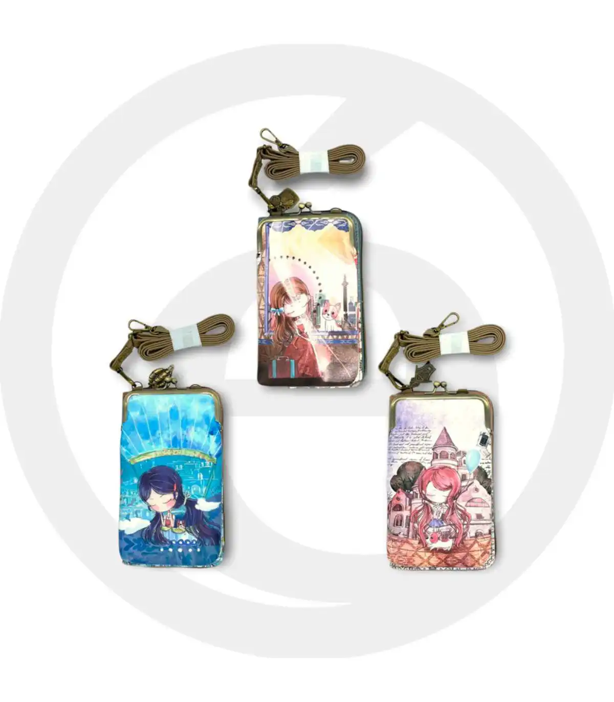 Γυναικείο Τσαντάκι Πορτοφόλι Θήκη κινητού  11,5*20*4 cm Sweet Candy CGC121-1 Atlantis