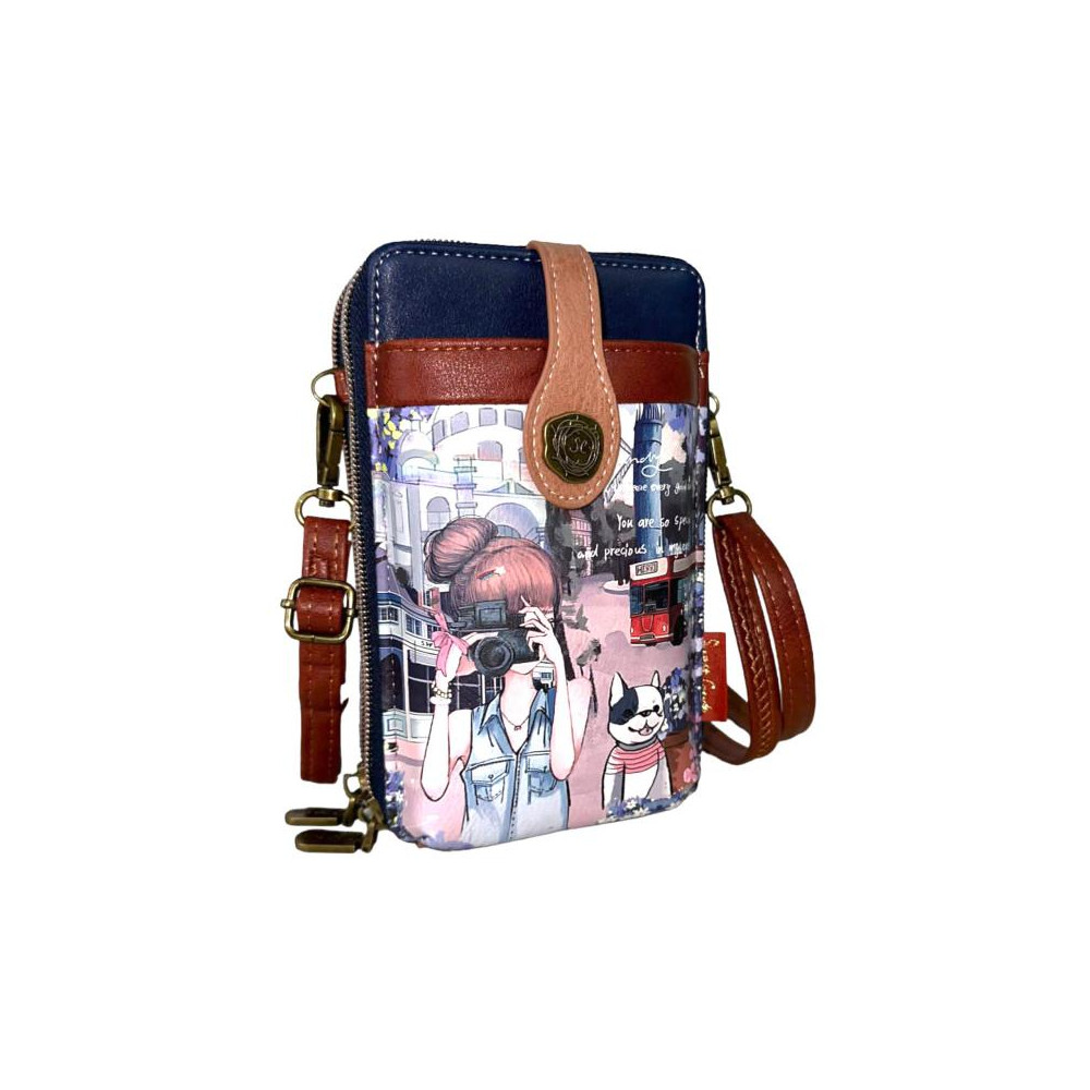 Γυναικείο Τσαντάκι Πορτοφόλι Θήκη κινητού Sweet Candy CGC185-1 Autobus