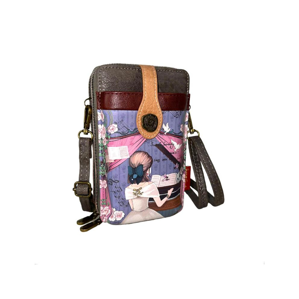 Γυναικείο Τσαντάκι Πορτοφόλι Θήκη κινητού Sweet Candy C-185-2 Piano Γυναικείο Τσαντάκι Πορτοφόλι Θήκη κινητού Sweet Candy C-185-2 Piano