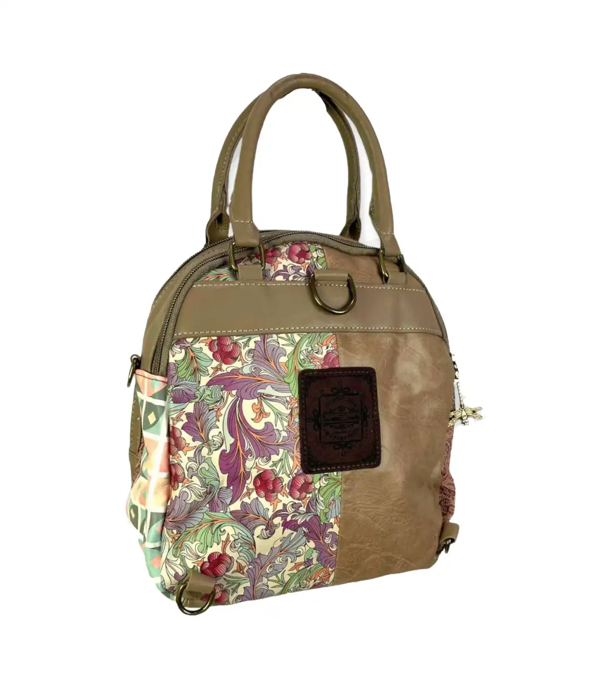 Γυναικεία Τσάντα Πλάτης Sweet Candy CGC055 Flores ροζ Γυναικεία Τσάντα Πλάτης Sweet Candy CGC055 Flores ροζ