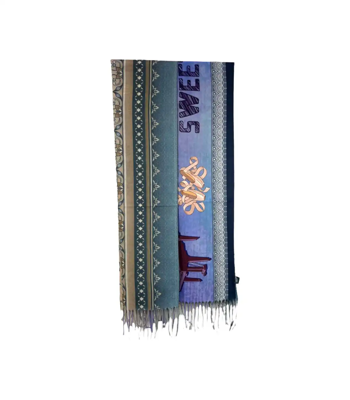 Γυναικείο Φουλάρι με διακοσμητικά κρόσσια Sweet Candy CGC227 Ballet