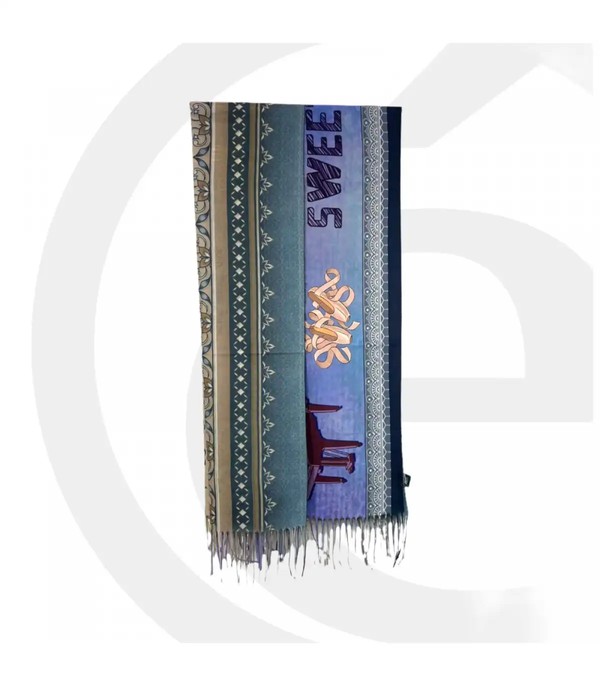 Γυναικείο Φουλάρι με διακοσμητικά κρόσσια Sweet Candy CGC227 Ballet