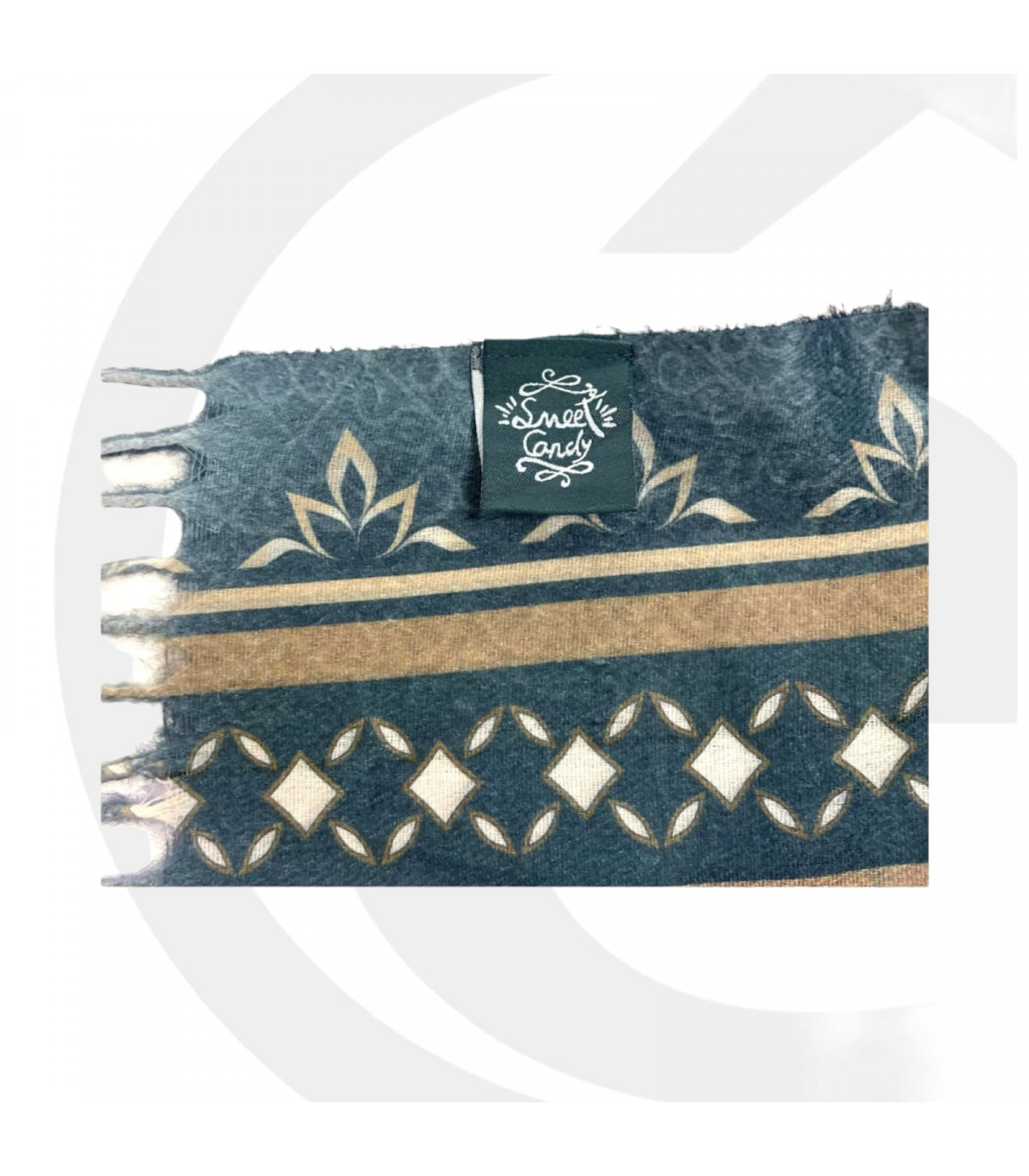 Γυναικείο Φουλάρι με διακοσμητικά κρόσσια Sweet Candy CGC227 Ballet