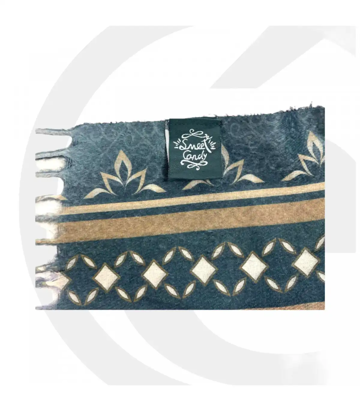 Γυναικείο Φουλάρι με διακοσμητικά κρόσσια Sweet Candy CGC227 Ballet