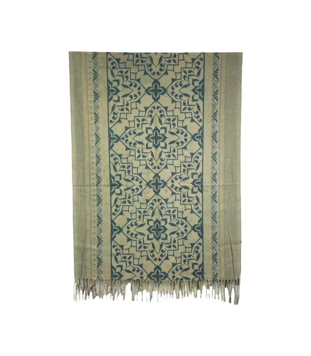 Γυναικείο Φουλάρι με διακοσμητικά κρόσσια Sweet Candy CGC227 Bottle green