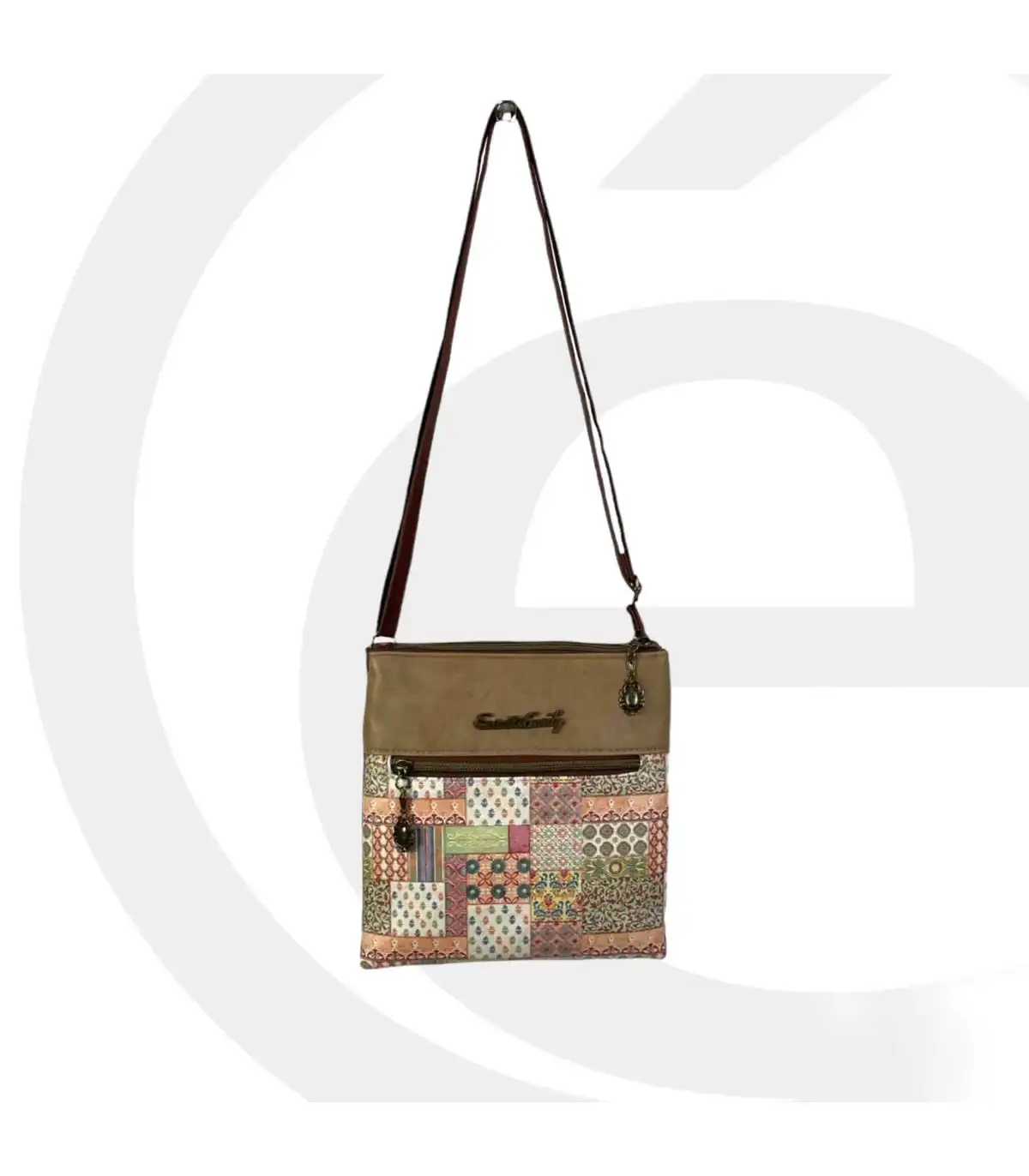 Γυναικεία Τσάντα Χιαστί Sweet Candy CGC074-4 Beige