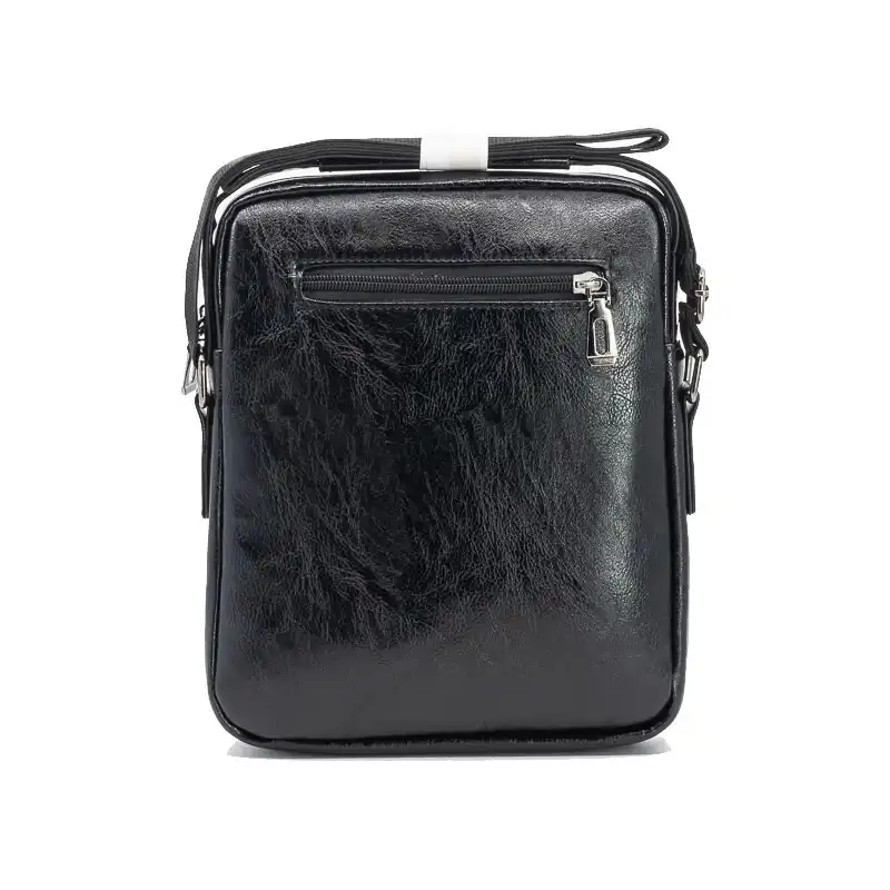 Verde Ανδρική Τσάντα Ώμου / Χιαστί 13-0079 μαύρο