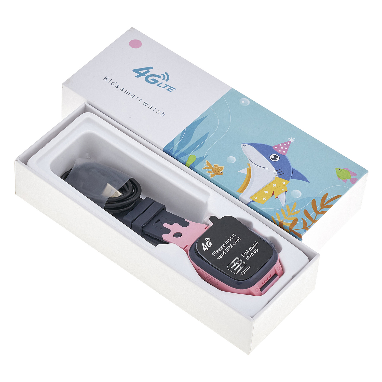 Παιδικό Ρολόι με GPS Tracker και Videoκλήση και Κουμπί πανικού G45 GPS Ροζ