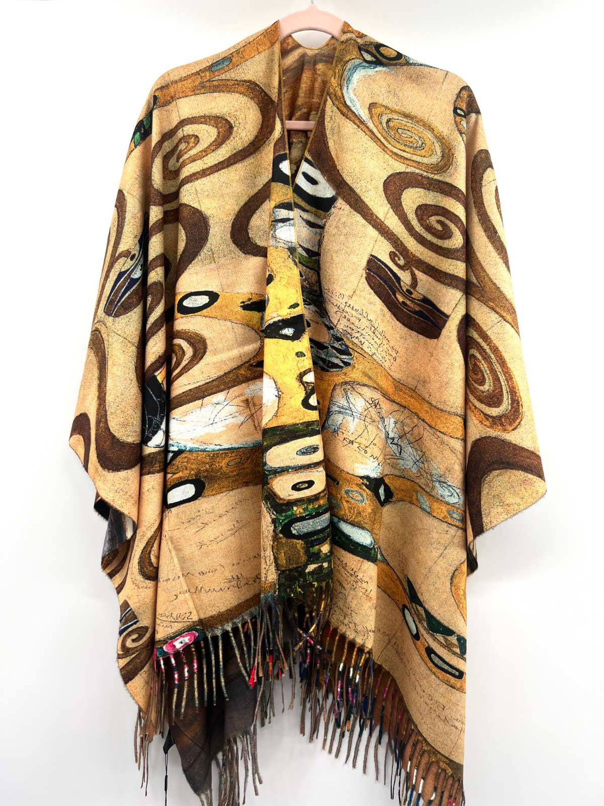 Sequoia Γυναικεία Πασμίνα Διπλής Όψης Klimt Το δέντρο της ζωής