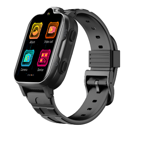 Παιδικό Ρολόι  με GPS Tracker και Videoκλήση και Κουμπί πανικού K15H GPS Μαύρο