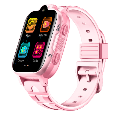 Παιδικό Ρολόι  με GPS Tracker και Videoκλήση και Κουμπί πανικού K15H GPS Ροζ