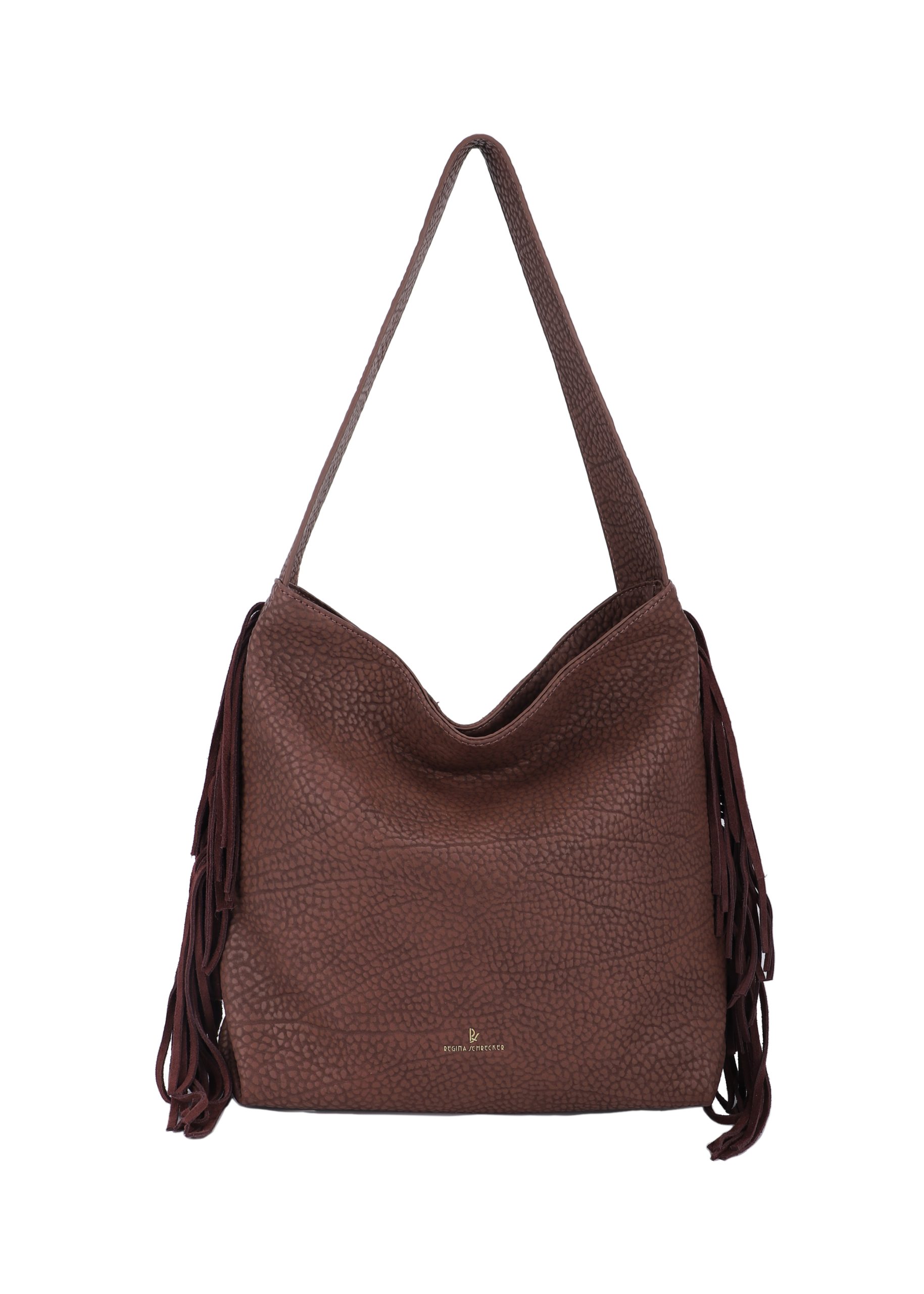 Γυναικεία δερμάτινη Τσάντα Ώμου Χιαστί Regina Schrecker RS 4210 Μπορντό