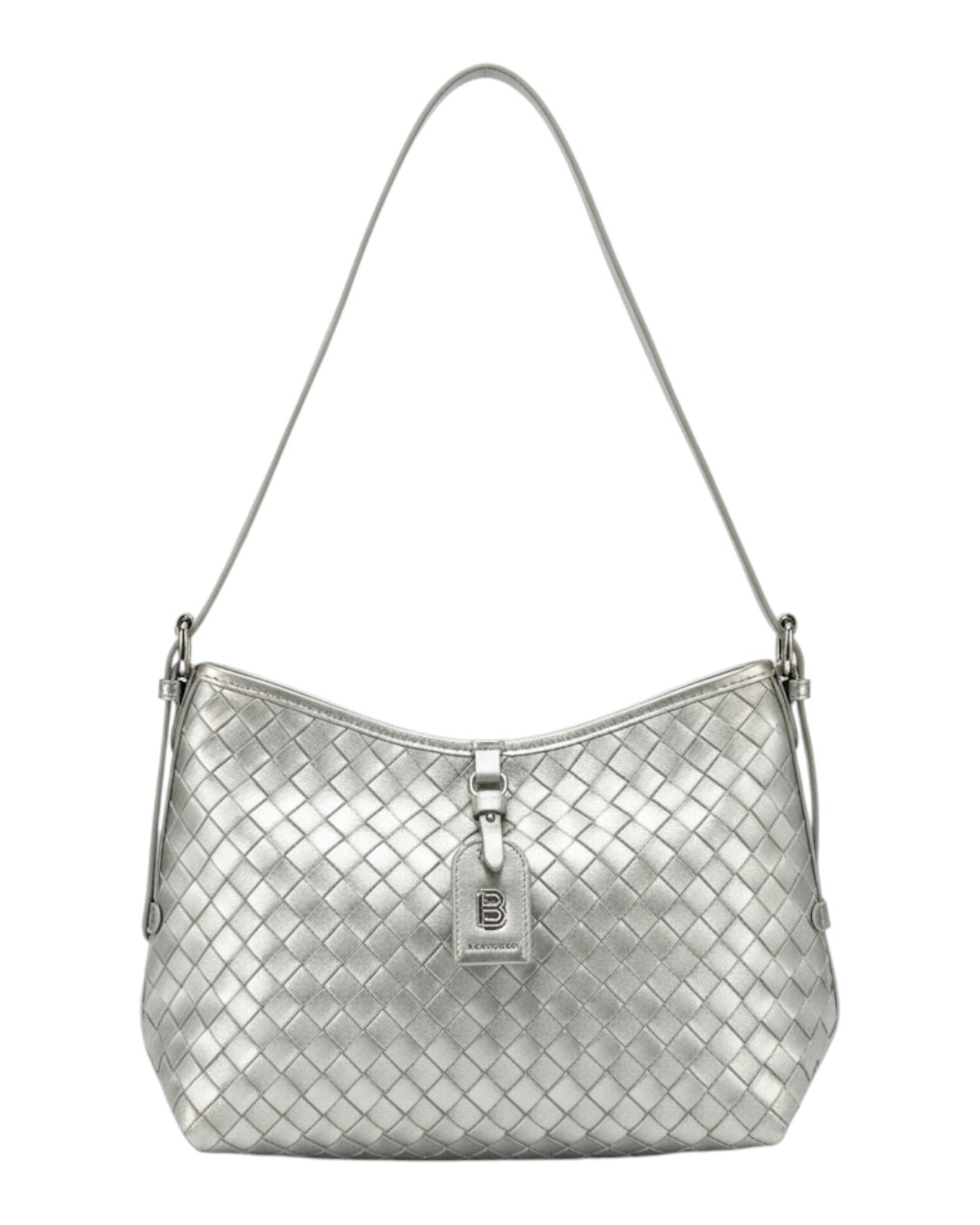 Τσάντα ώμου KX2523 – Ασημί