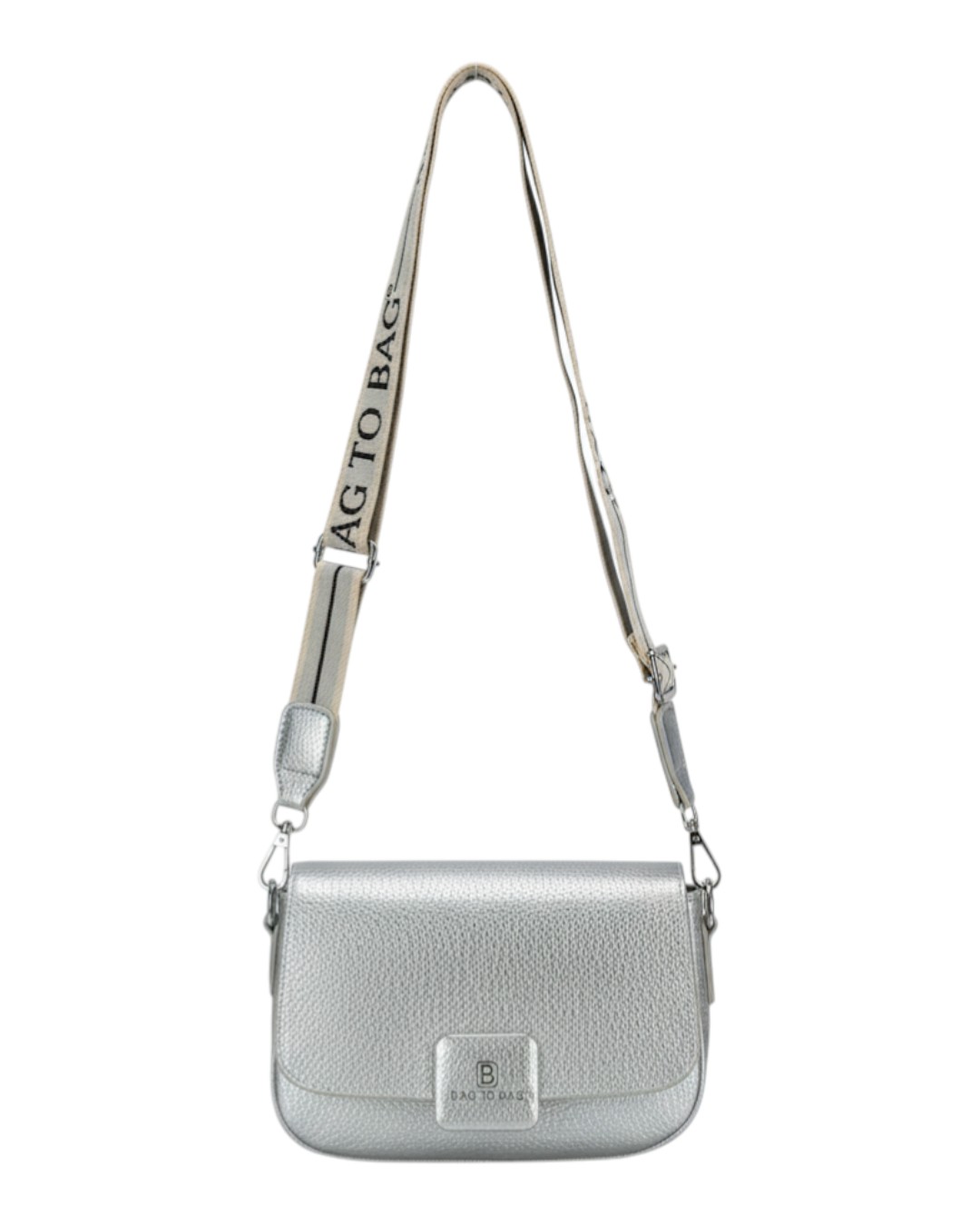 Τσάντα χιαστή SW8852 – Ασημί Τσάντα χιαστή SW8852 – Ασημί
