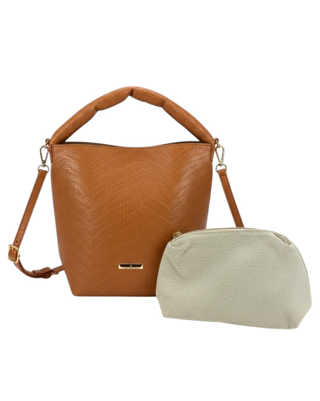 Τσάντα χειρός 10666 – Κάμελ