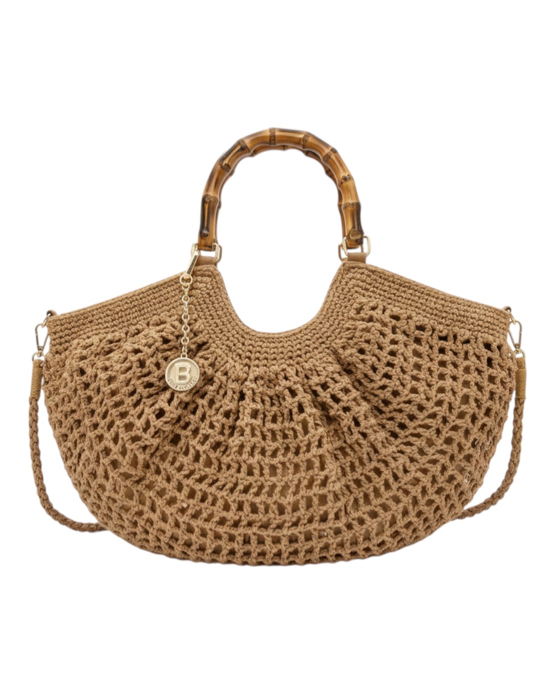 Ψάθινο τσαντάκι ώμου CN26008 – Χακί