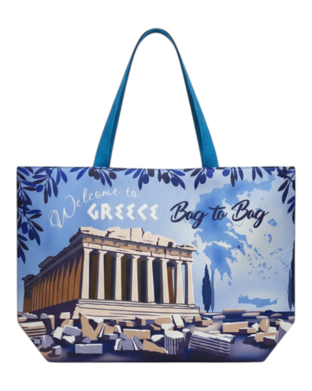 Τσάντα θαλάσσης YY1117 – Γαλάζιο