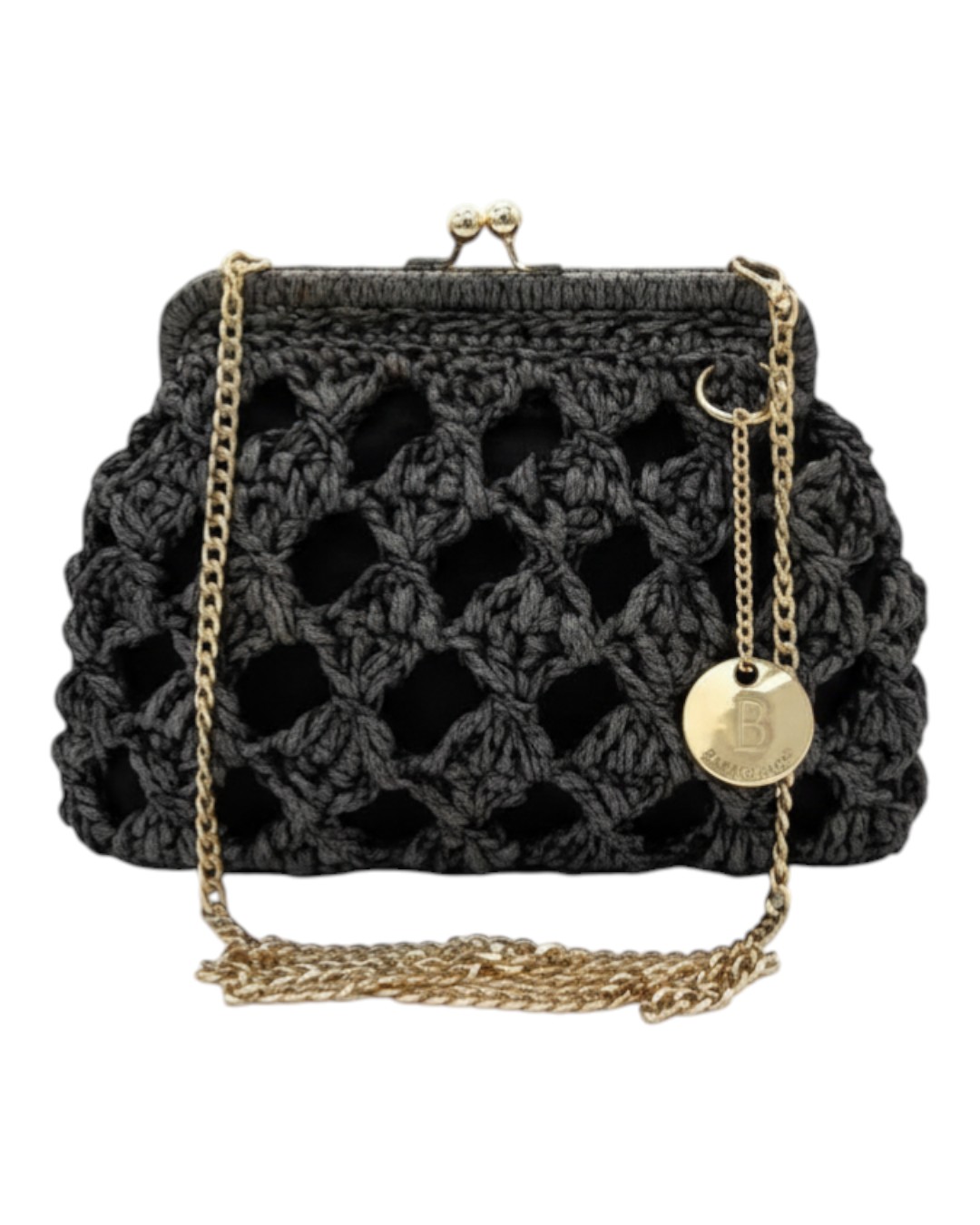 Ψάθινο τσαντάκι χιαστι CN26013 – Μαύρο Ψάθινο τσαντάκι χιαστι CN26013 – Μαύρο