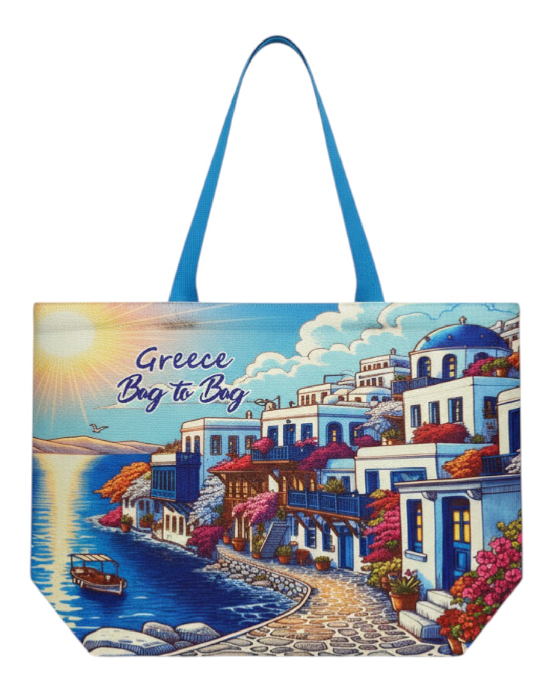 Τσάντα θαλάσσης YY1117 – Μπλέ