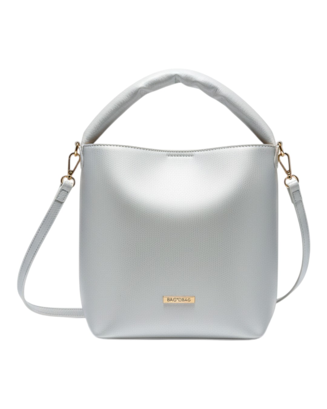 Τσάντα χειρός 10666 – Ασημί Τσάντα χειρός 10666 – Ασημί