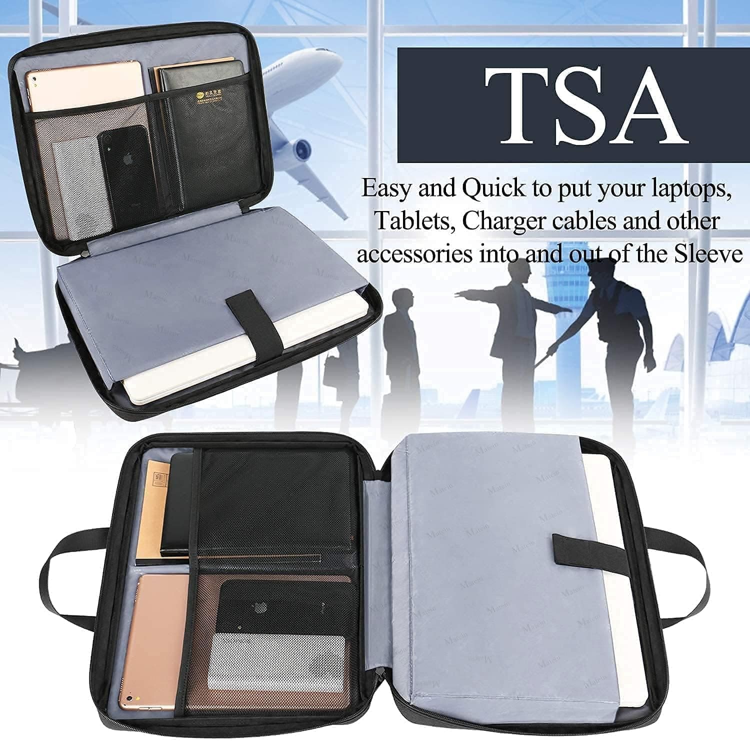 Υφασμάτινος Χαρτοφύλακας Matein 15,6' laptop 5L 1025 μαύρο