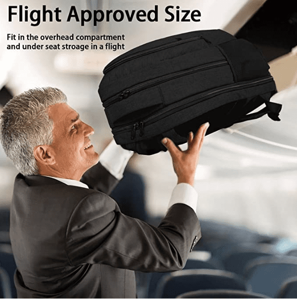 Σακίδιο πλάτης 30L Laptop 17,3” Matein 1035 μαύρο