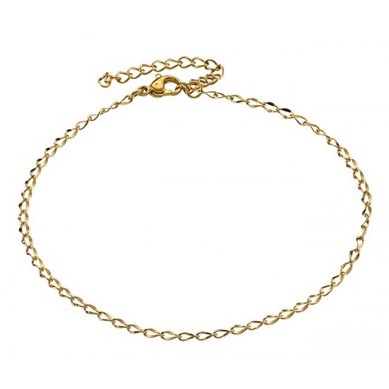 Sequoia Γυναικεία Aλυσίδα ποδιού ατσάλινη 316L N-03712G