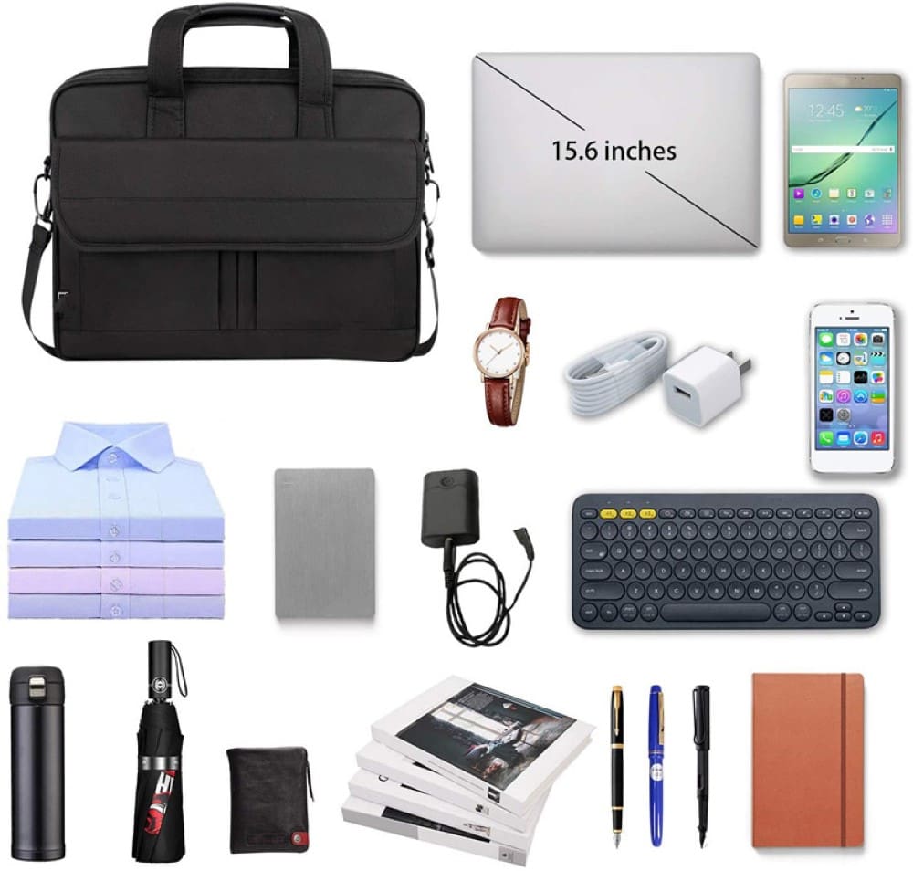 Υφασμάτινος Χαρτοφύλακας Taygeer 15,6' laptop 9,6L 1073 μαύρο