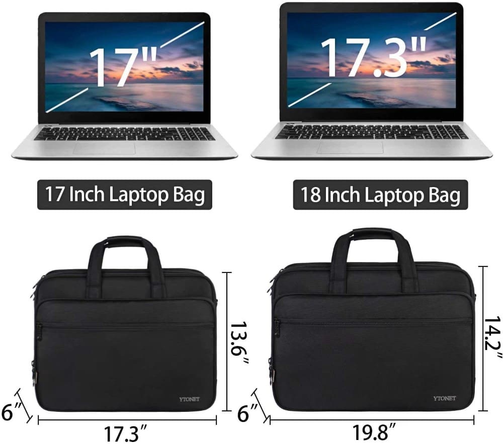 Υφασμάτινος Χαρτοφύλακας Ytonet 18'' laptop 29,5L 1085 μαύρο