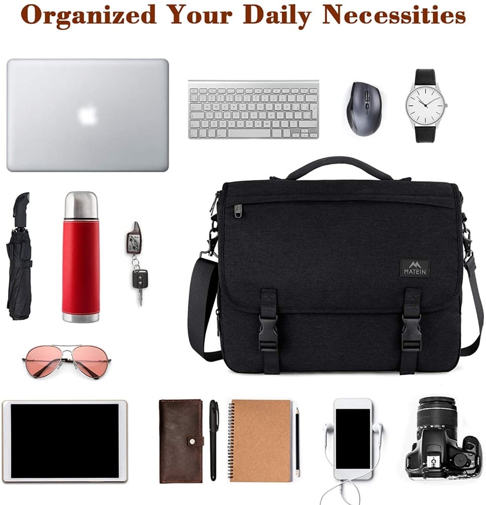 Υφασμάτινος Χαρτοφύλακας Matein 15,6' laptop 17L 1194 μαύρο