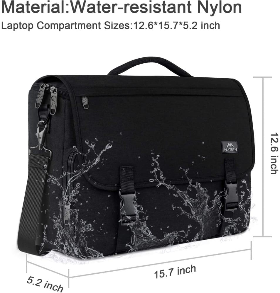 Υφασμάτινος Χαρτοφύλακας Matein 15,6' laptop 17L 1194 μαύρο