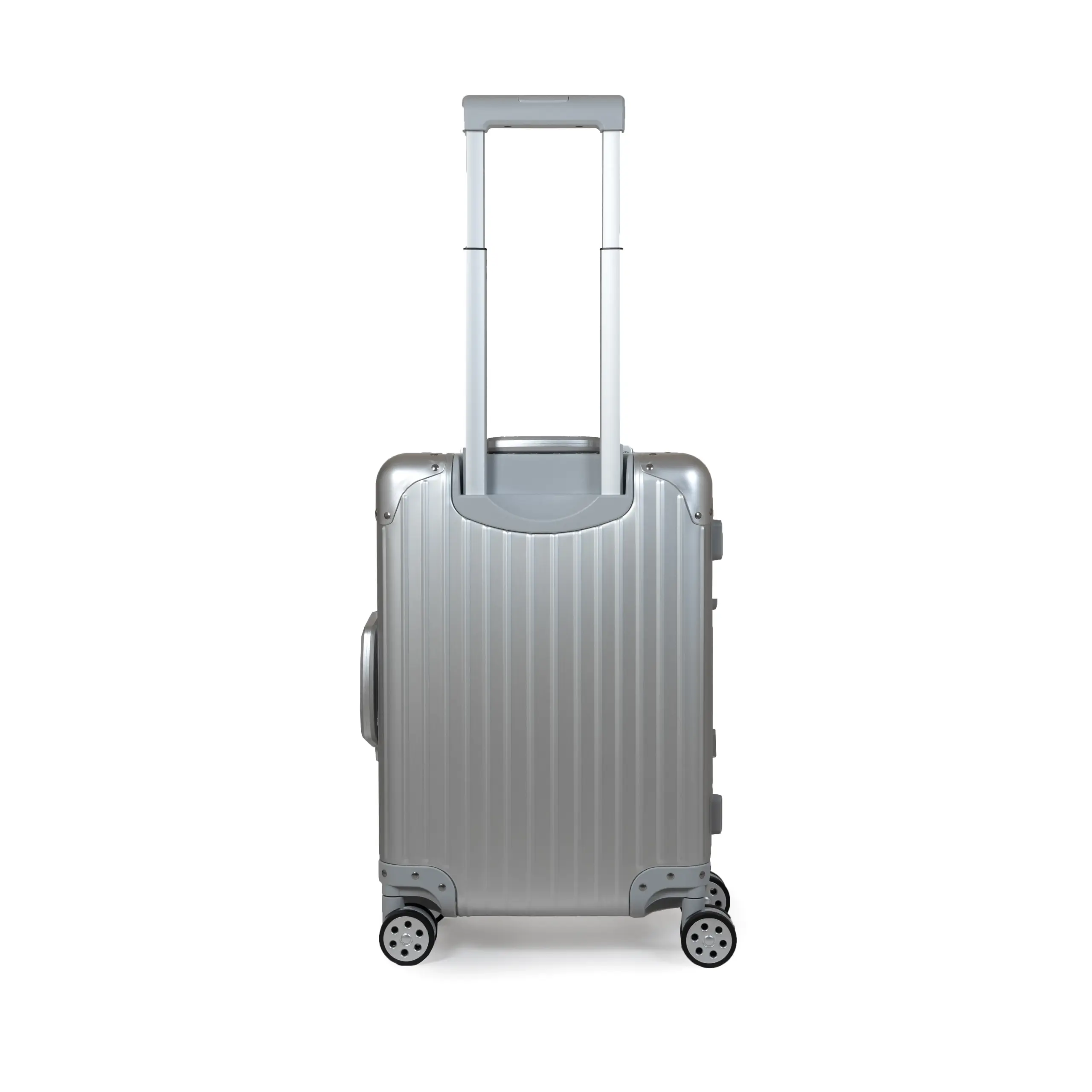 Σετ Βαλίτσες Αλουμινίου Καμπίνας & Μεγάλη Newcom N1526 ασημί