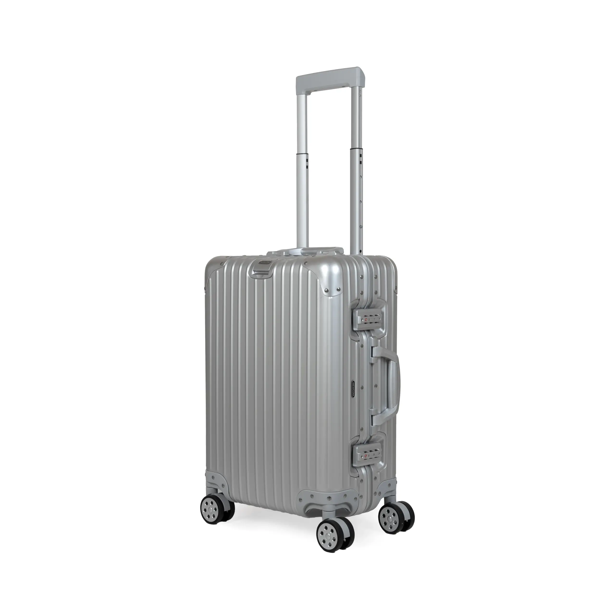 Βαλίτσα καμπίνας Αλουμινίου Newcom N1526/50 ασημί