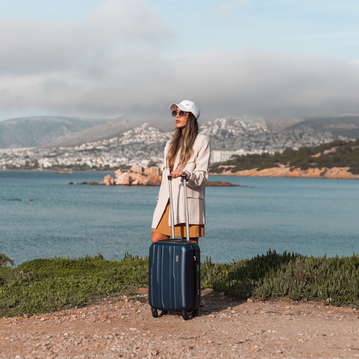 Βαλίτσα ταξιδιού Cardinal καμπίνας 2012/55cm σκούρο μπλέ