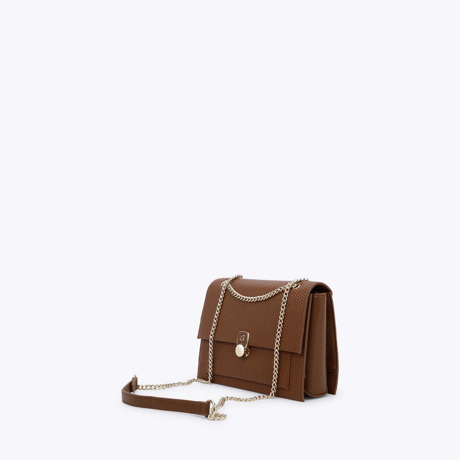 ΤΣΑΝΤΑ ΩΜΟΥ ΜΕ ΑΝΑΓΛΥΦΟ ΣΧΕΔΙΟ ECROU