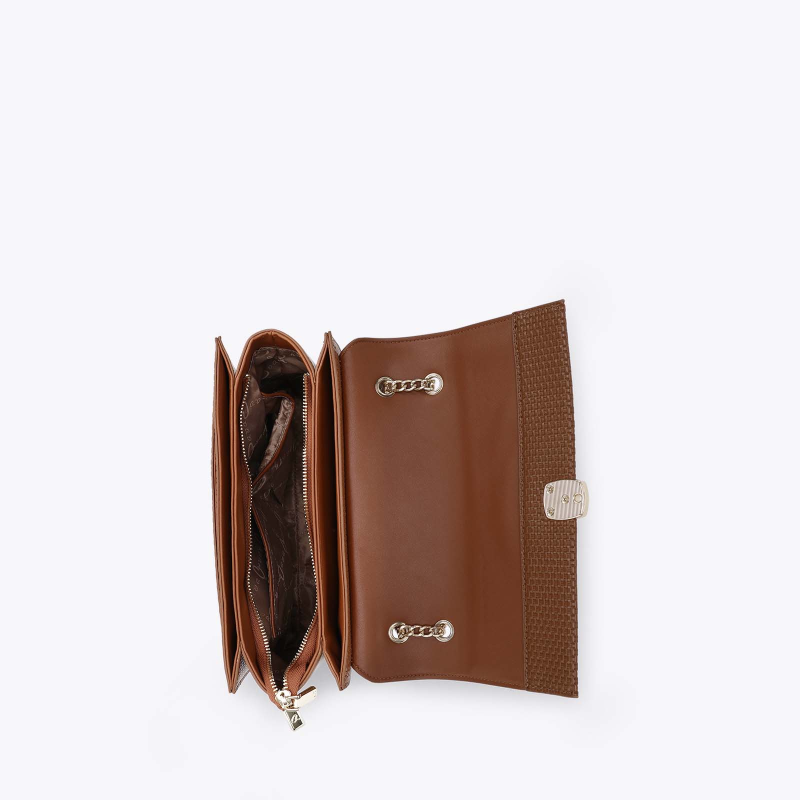 ΤΣΑΝΤΑ ΩΜΟΥ ΜΕ ΑΝΑΓΛΥΦΟ ΣΧΕΔΙΟ ECROU