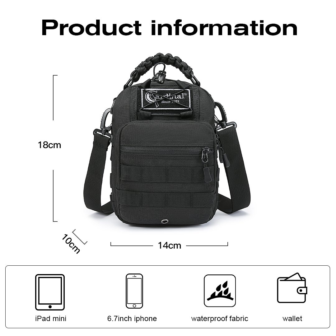 Στρατιωτικό Τσαντάκι Στήθους Tactical Cardinal MT4050 μαύρο