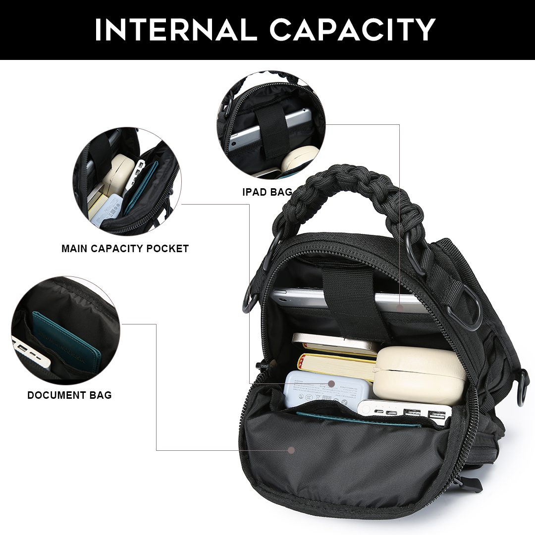 Στρατιωτικό Τσαντάκι Στήθους Tactical Cardinal MT4050 μαύρο