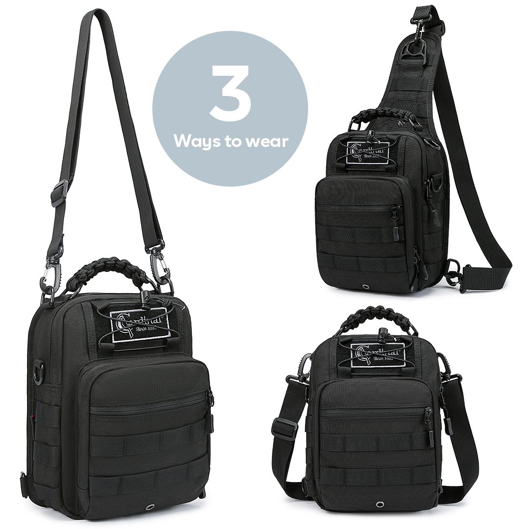 Στρατιωτική Τσάντα Στήθους Tactical Cardinal MT4060 μαύρο