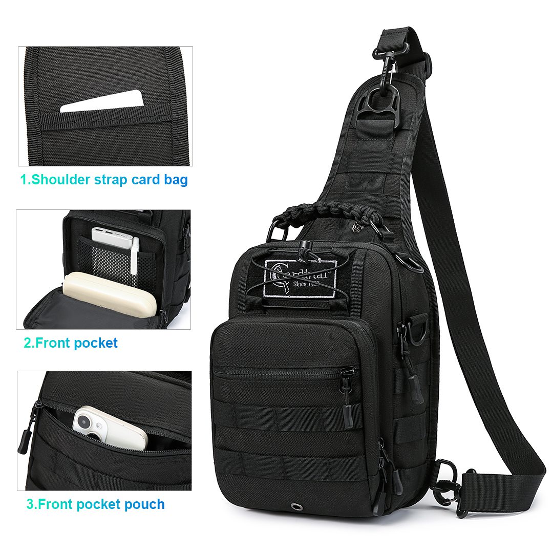 Στρατιωτική Τσάντα Στήθους Tactical Cardinal MT4060 μαύρο