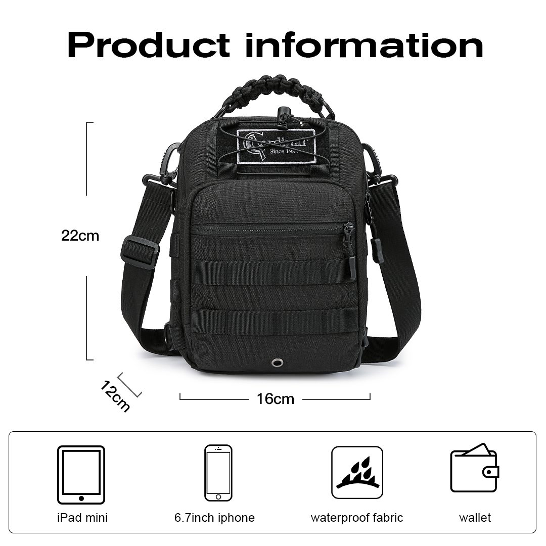 Στρατιωτική Τσάντα Στήθους Tactical Cardinal MT4060 μαύρο