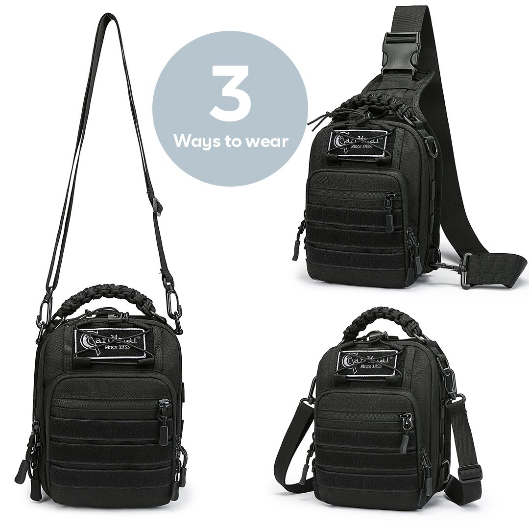 Στρατιωτική Τσάντα Στήθους Tactical Cardinal MT4070 μαύρο