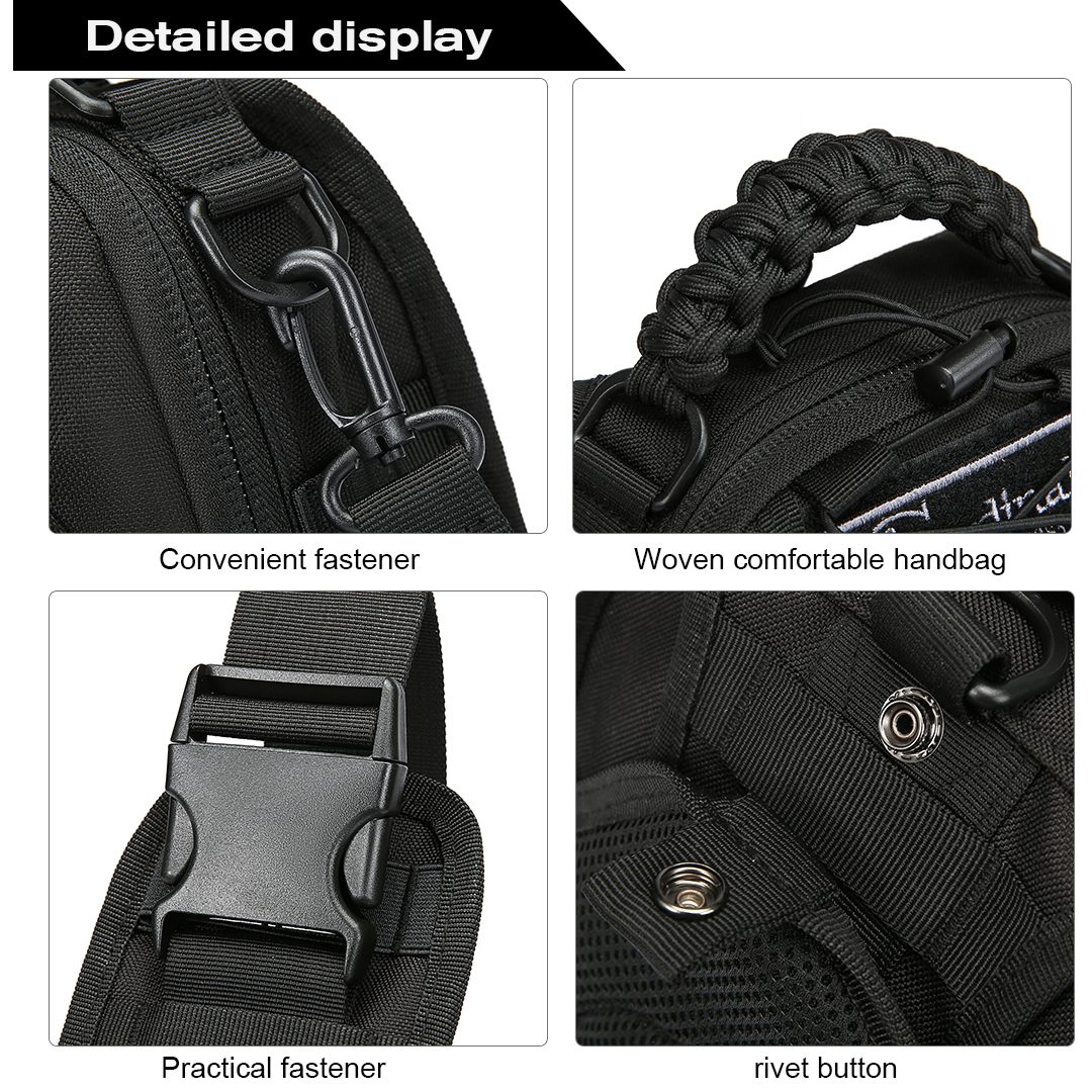 Στρατιωτική Τσάντα Στήθους Tactical Cardinal MT4070 μαύρο