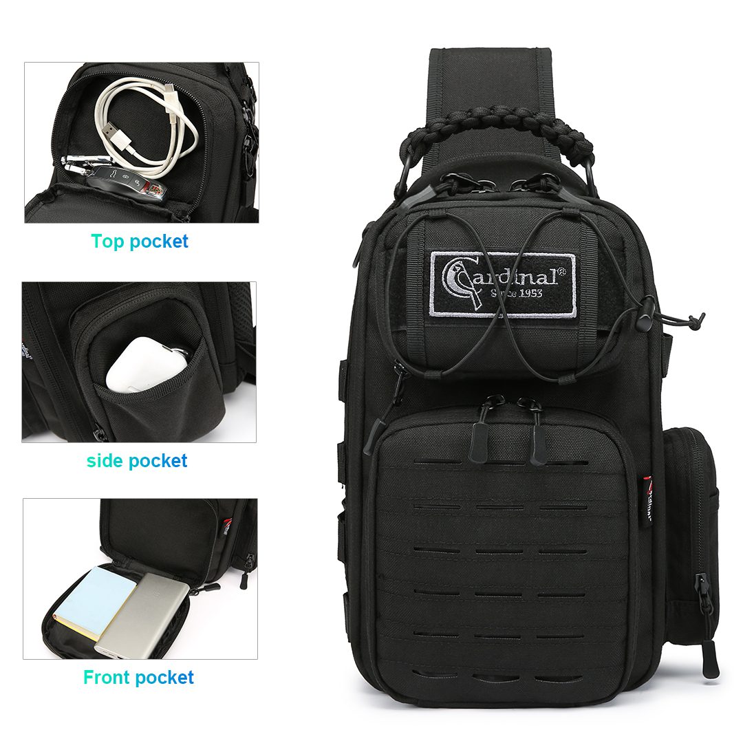 Στρατιωτικό Τσαντάκι Στήθους Tactical Cardinal MT4080 μαύρο