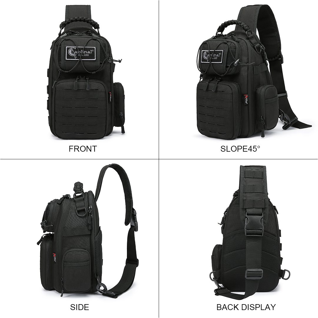 Στρατιωτικό Τσαντάκι Στήθους Tactical Cardinal MT4080 μαύρο