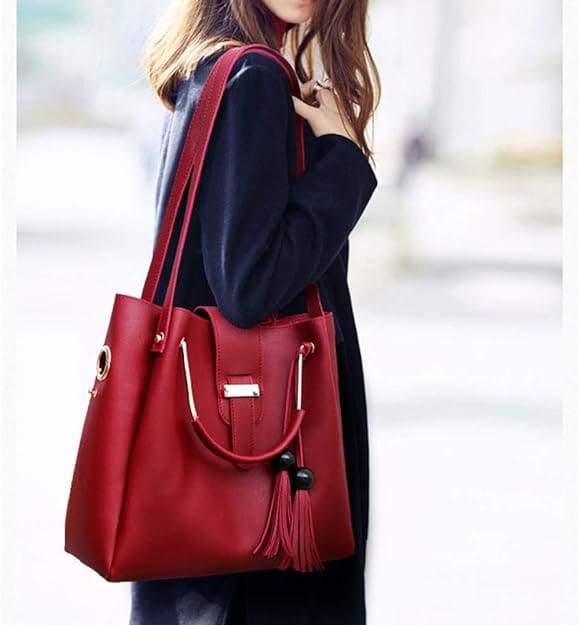 Γυναικείο σετ τσάντας χιαστί/ώμου Cardinal 420 red