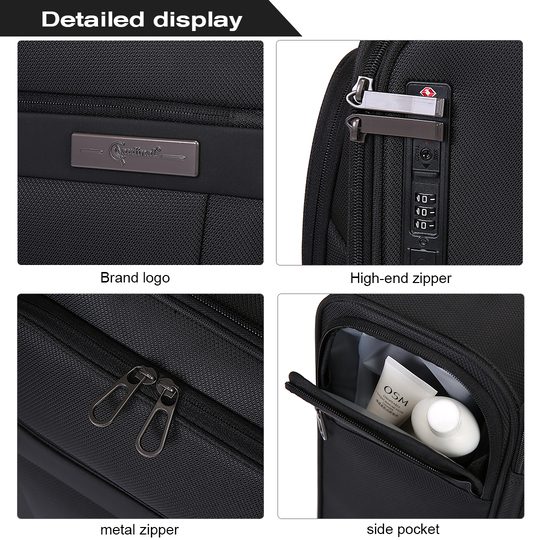 Βαλίτσα Υφασμάτινη Καμπίνας Cardinal 5200/55 μαύρο