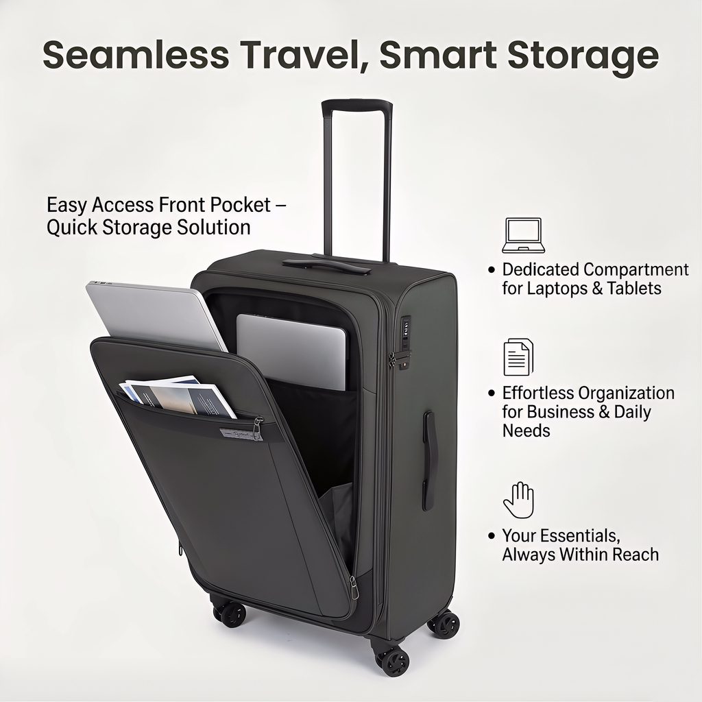 Βαλίτσα Υφασμάτινη Μεγάλη Cardinal 5200/78 χακί